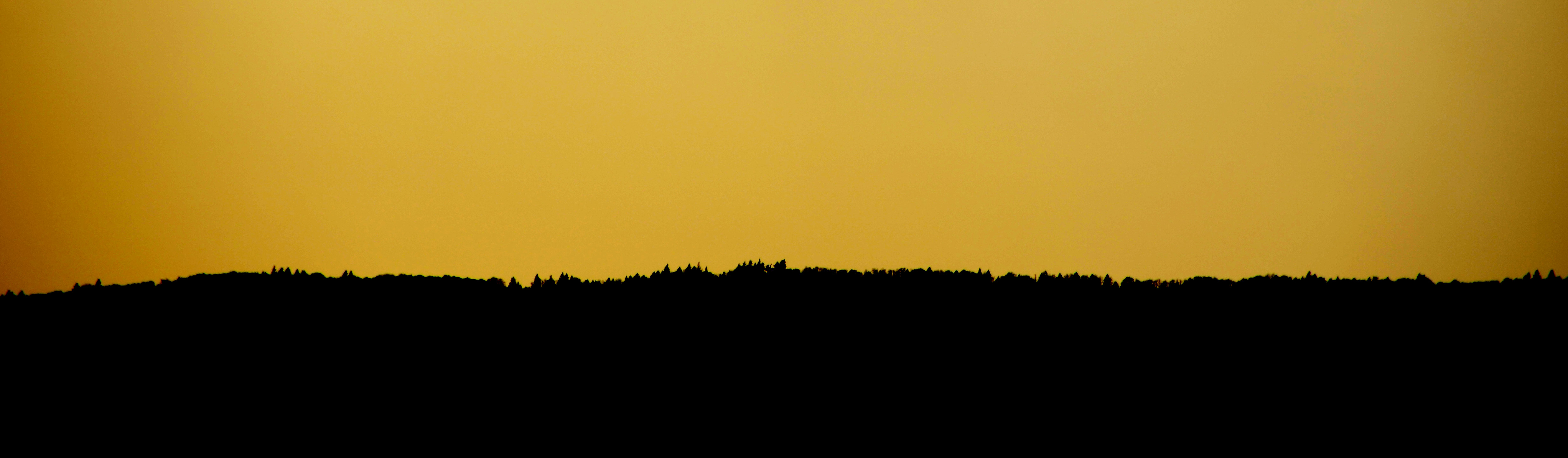 Paysage montagneux brumeux au lever du soleil avec des tons pastel et une lumière douce.